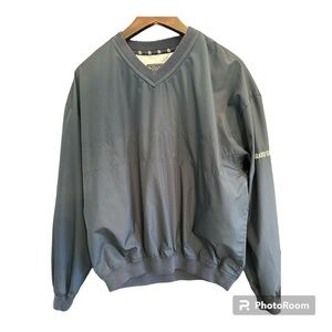 Original Men's Penguin Grand Slam Golf Pullover  Warmup Navy Long Sleeve Medium